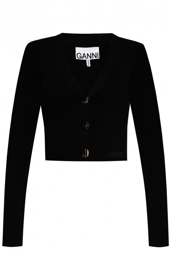 Ganni Ribbed cardigan