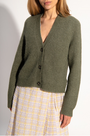 Ganni Rib-knit cardigan