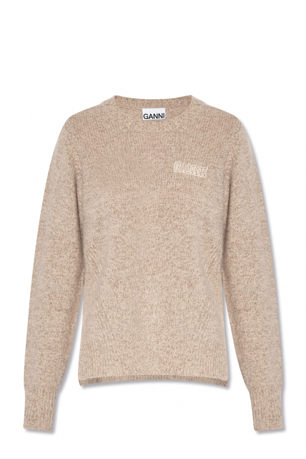 Ganni Sweater with logo