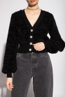 Ganni BLACK Glistening cardigan
