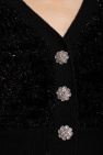 Ganni BLACK Glistening cardigan