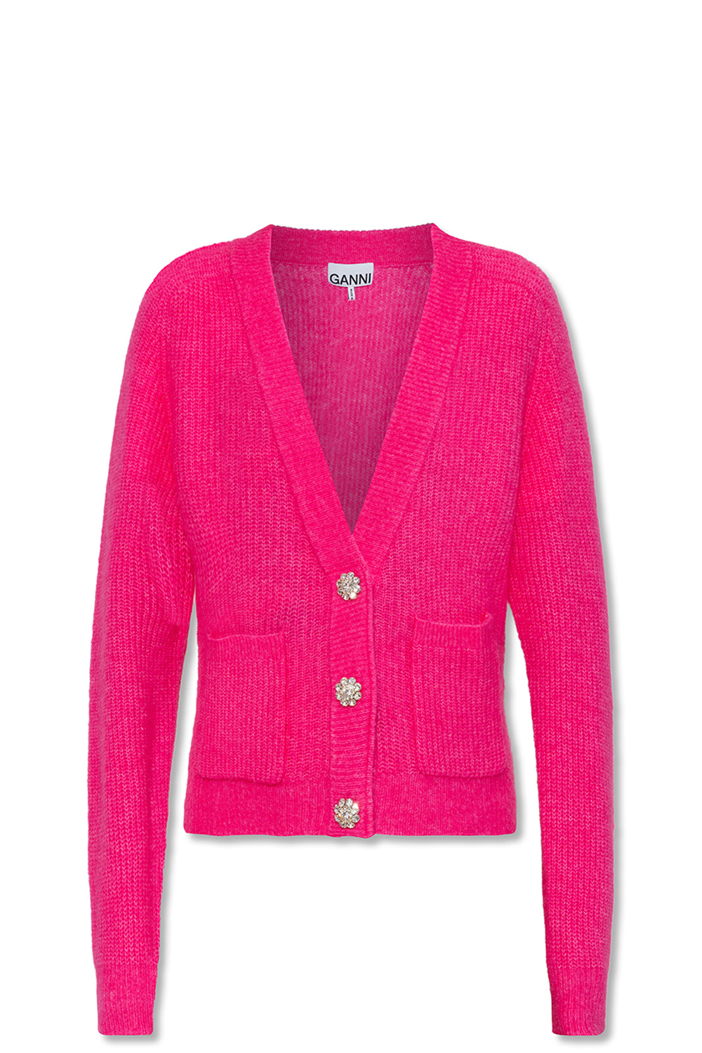 Ganni V-neck cardigan