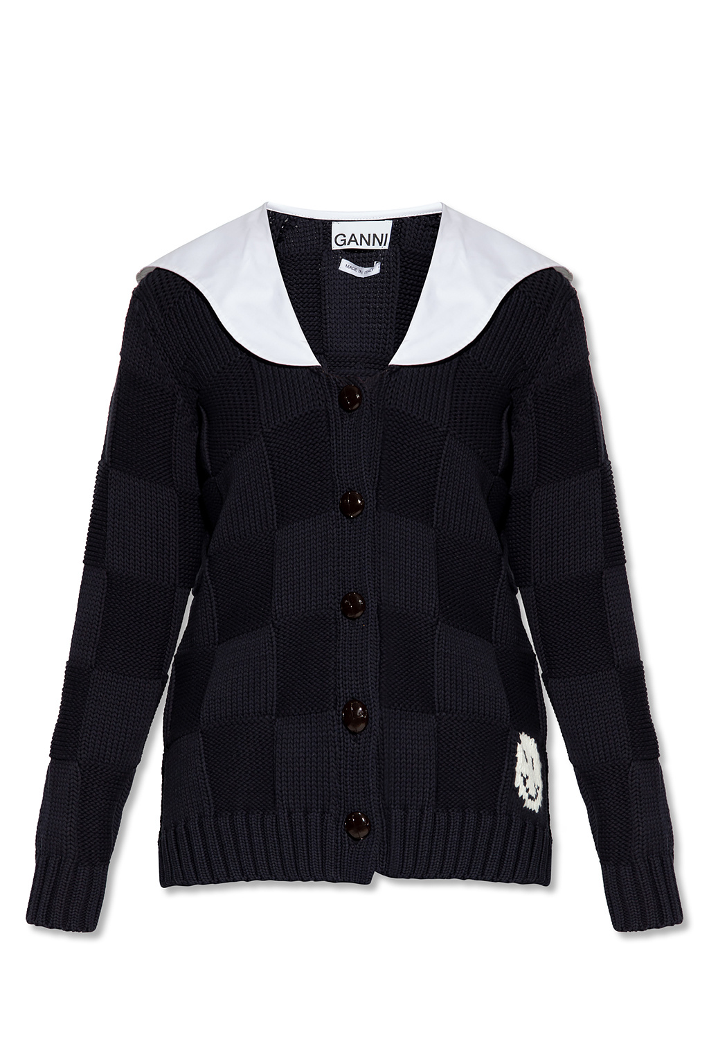 Ganni Cardigan with collar