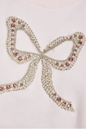 LoveShackFancy Sweatshirt mit Applikation