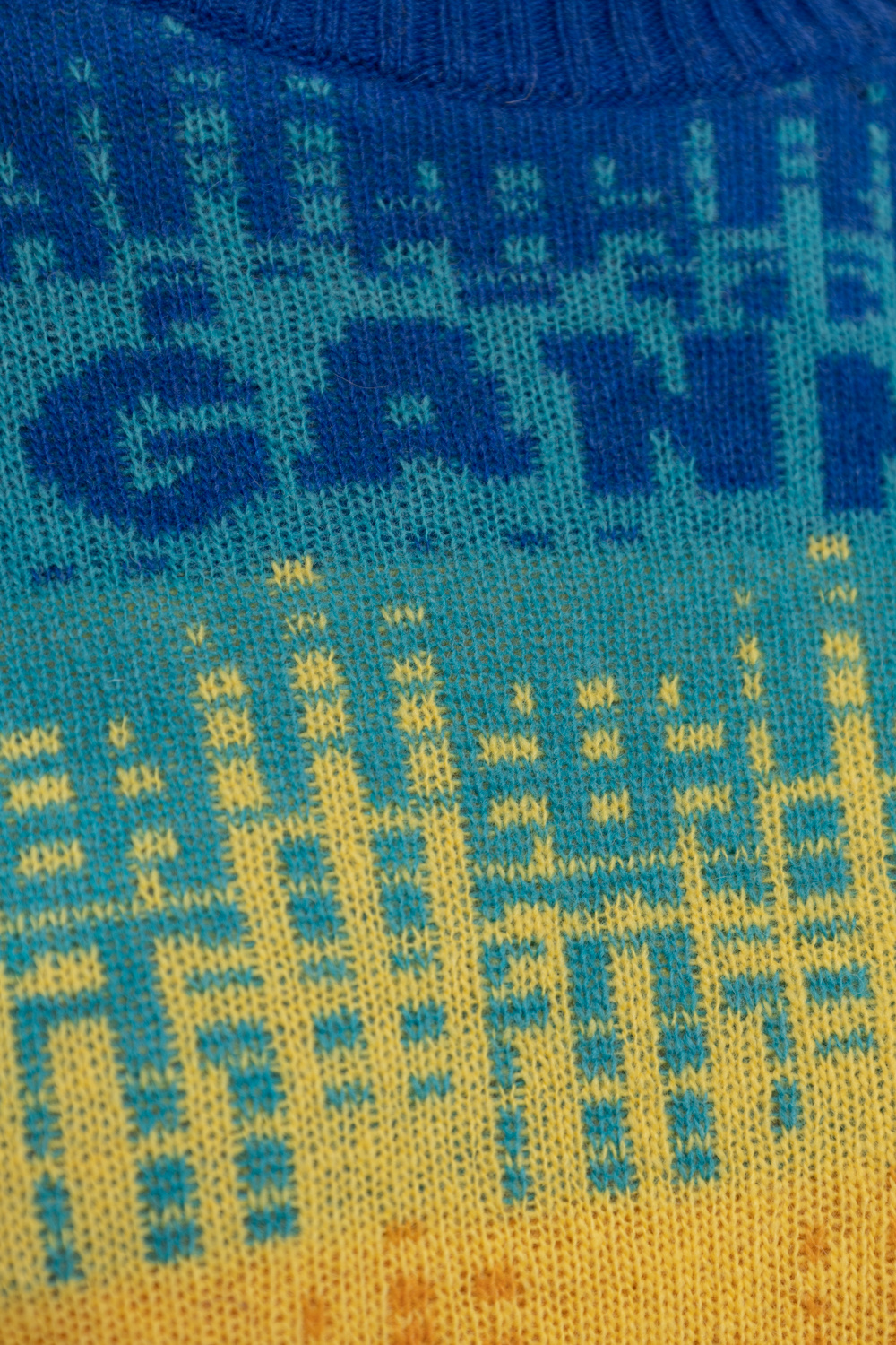 Ganni sweater rwb with logo