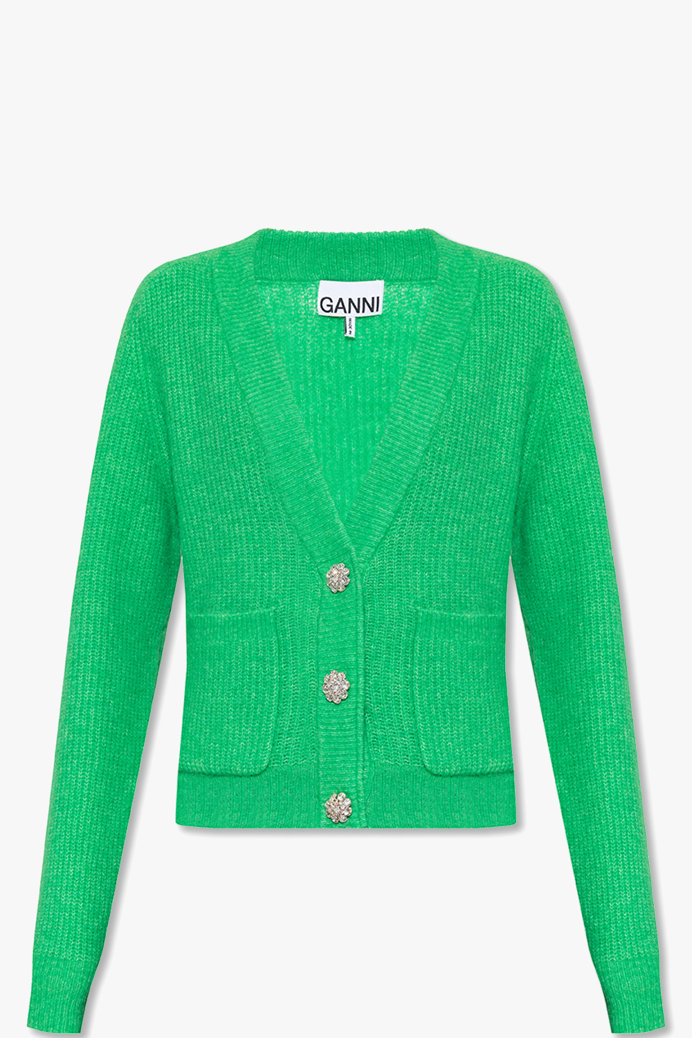 Ganni Cardigan with decorative buttons