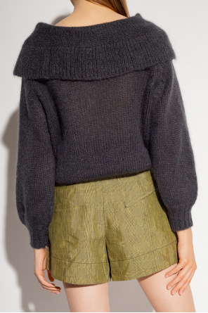 Ganni Loose-fitting turtleneck sweater