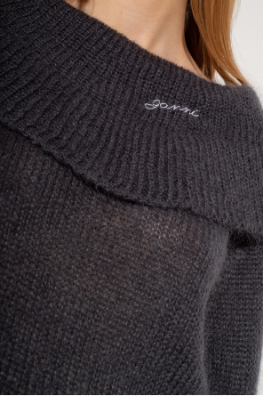 Ganni Loose-fitting turtleneck Long sweater
