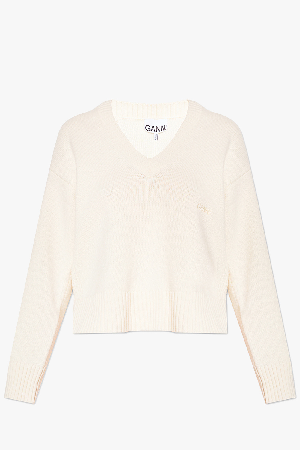 Ganni Loose-fitting Crew sweater