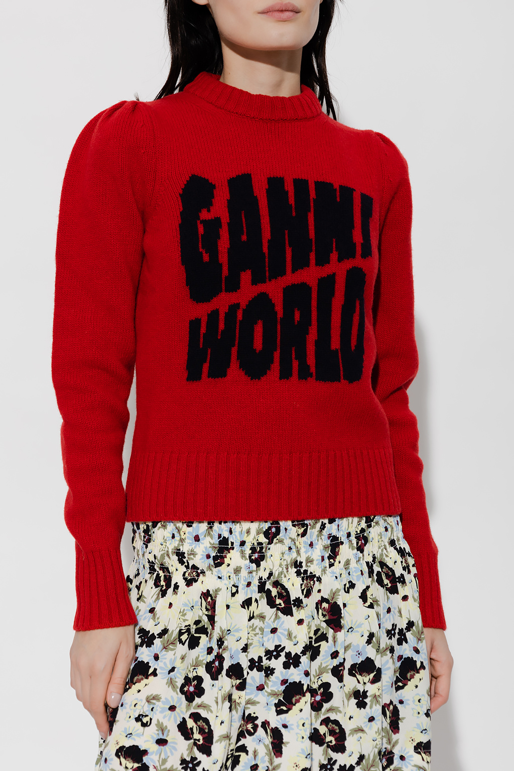 Ganni Sweater with logo