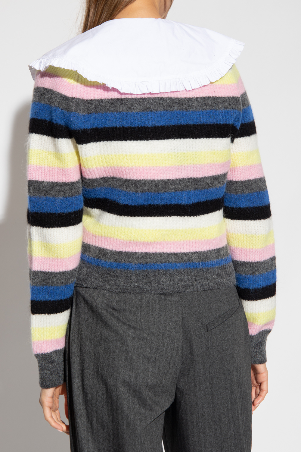 Ganni Striped cardigan