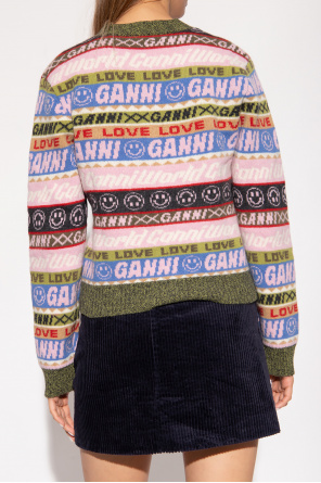 Ganni Patterned cardigan