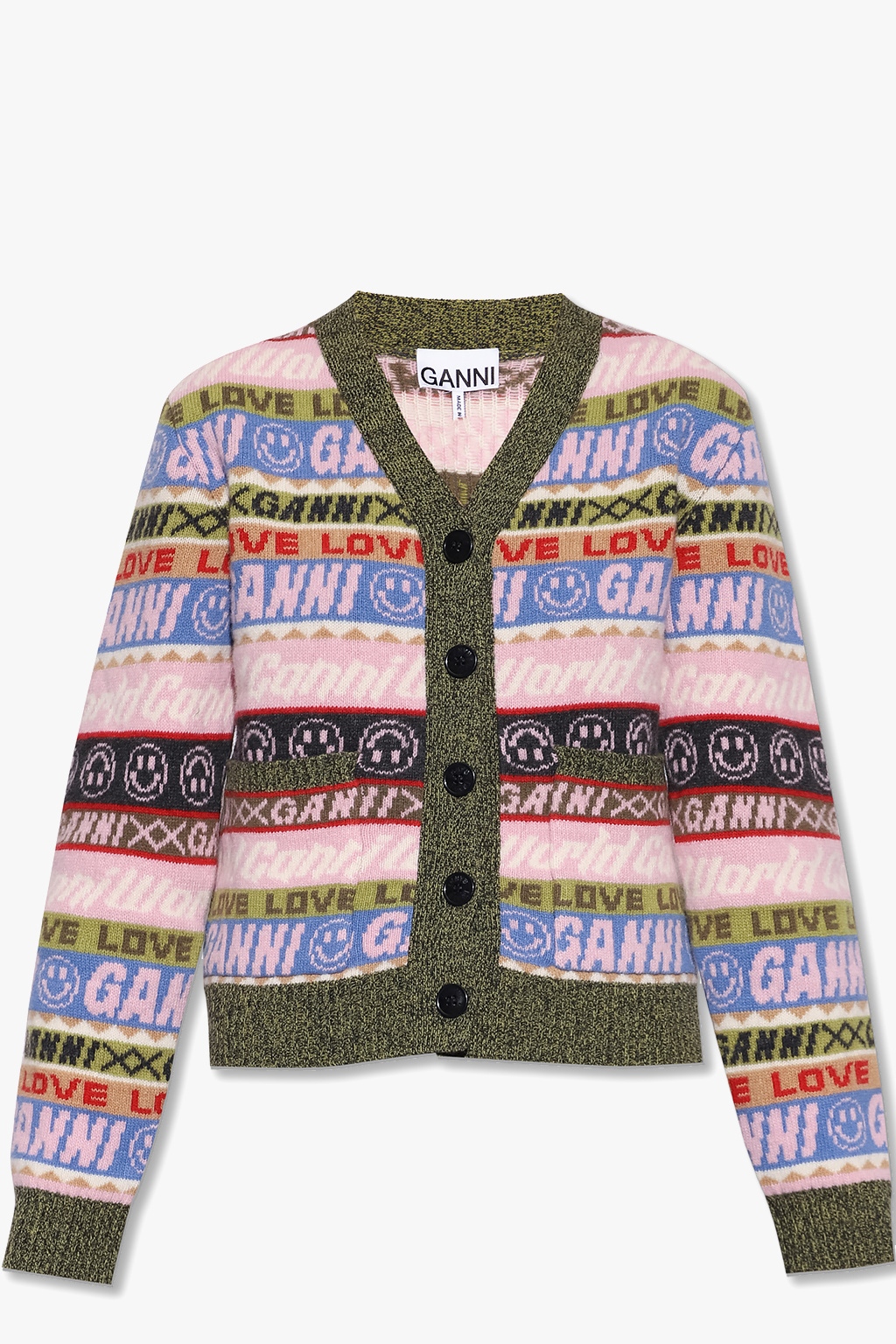 Ganni Patterned cardigan