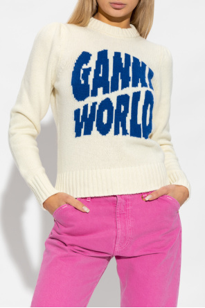 Ganni Sweater with logo