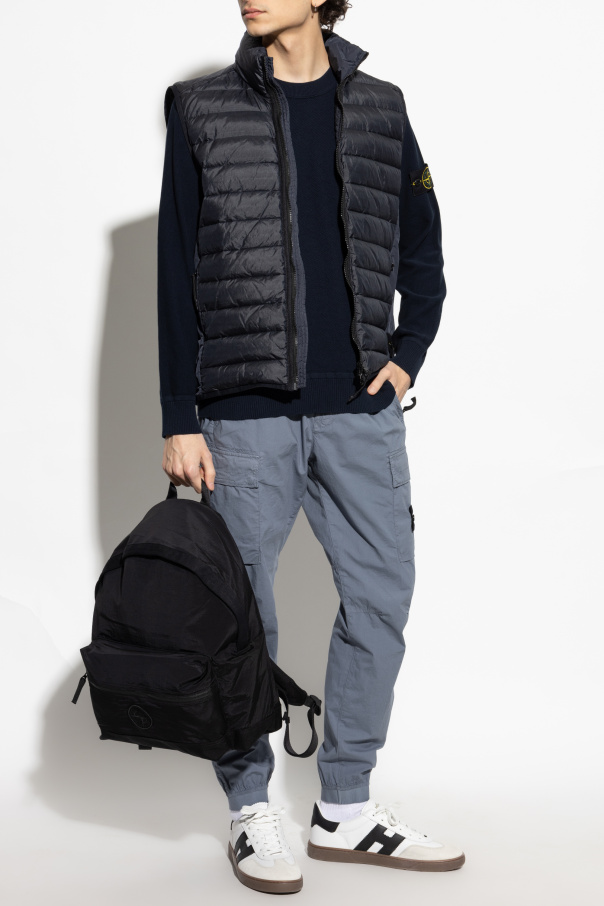 Stone Island Sweter z logo