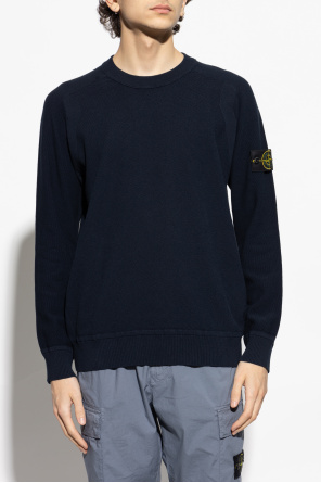 Stone Island Sweter z logo