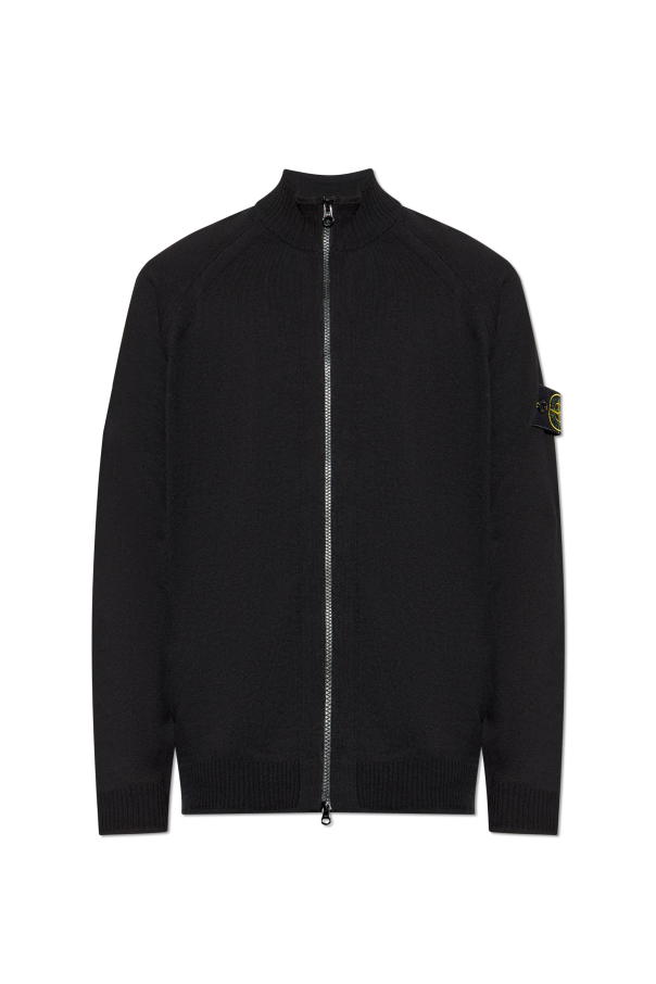 Cardigan with detachable patch, zdjęcie 1 Cardigan with detachable patch od Stone Island