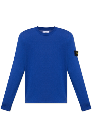 Sweter z naszywką z logo