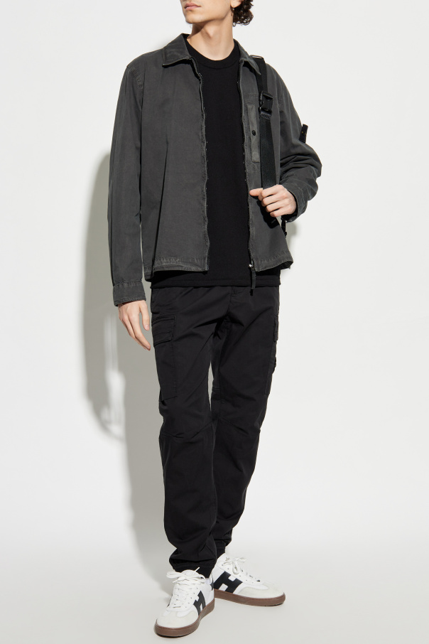 Stone Island Sweter z logo