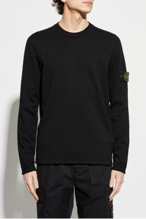 Stone Island Sweter z logo