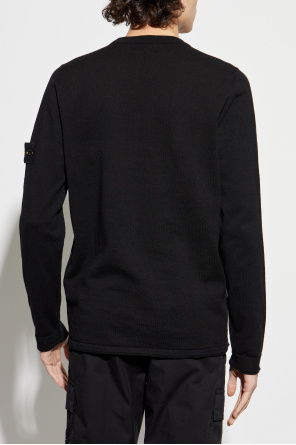 Stone Island Sweter z logo