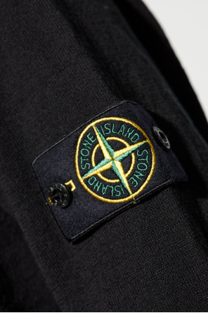 Stone Island Sweter z logo