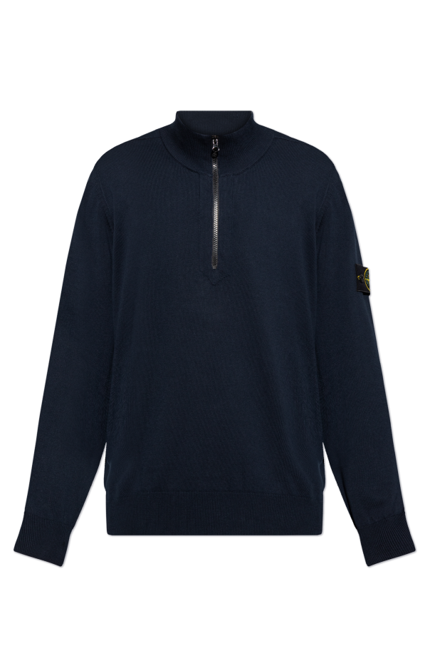 Stone Island Sweter z logo