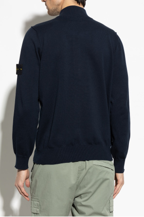 Stone Island Sweter z logo