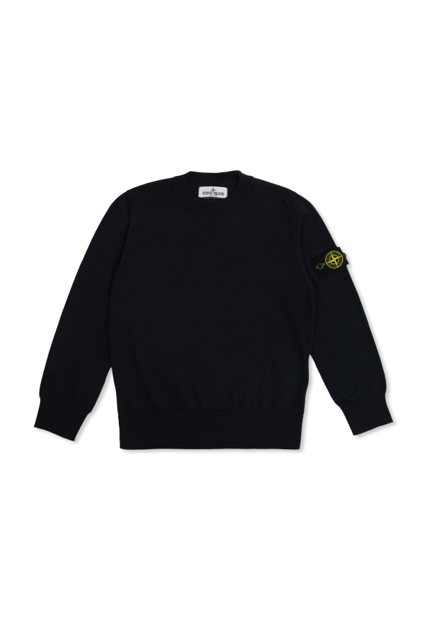 Stone Island Junior Bawełniany sweter