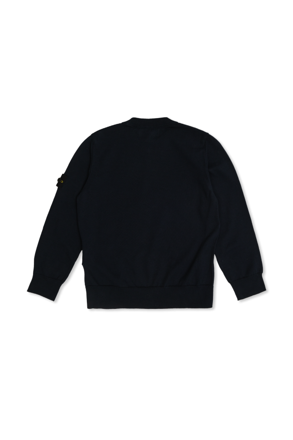 Stone Island Junior Bawełniany sweter