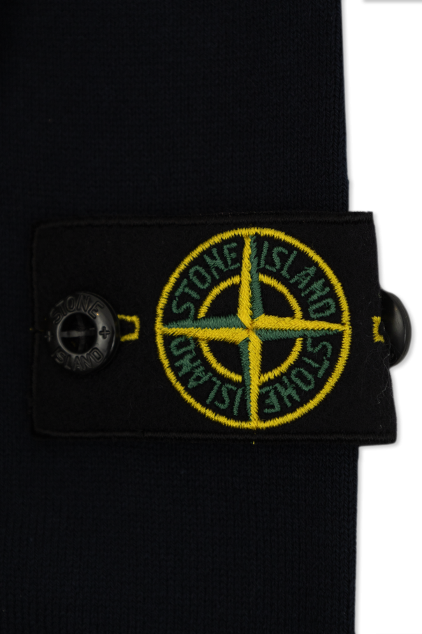 Stone Island Junior Bawełniany sweter
