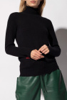 Agnona BLACK Cashmere turtleneck sweater