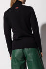 Agnona BLACK Cashmere turtleneck sweater