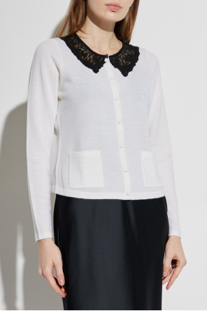 LoveShackFancy Cardigan "Ivory"