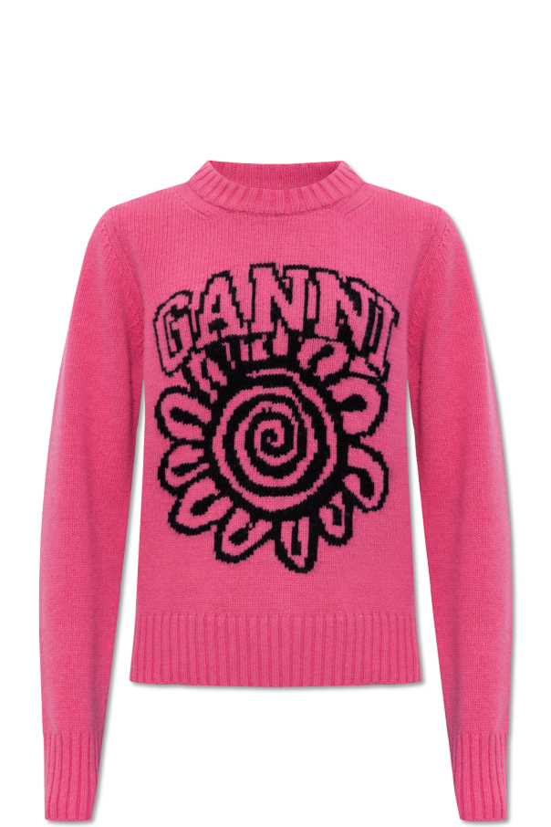 Sweater with logo od Ganni