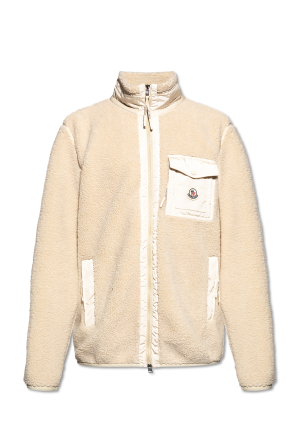 Fleece with a stand-up collar