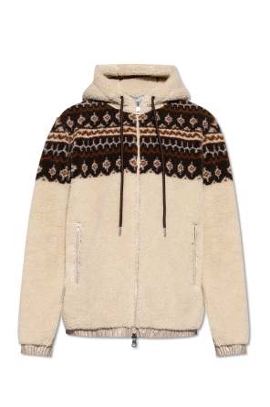 ‘Felpa Aperta’ fleece jacket