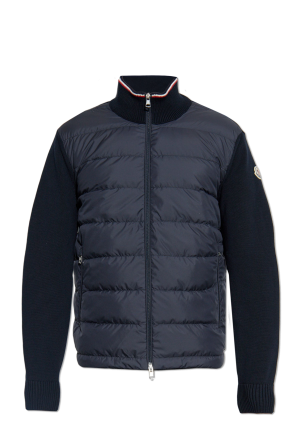 Cardigan with down insert