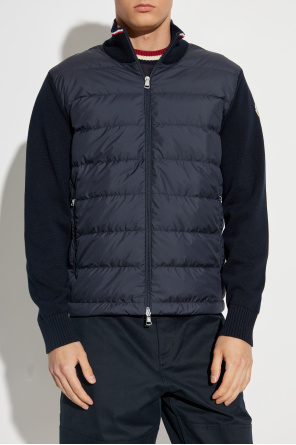 Moncler Cardigan with down insert