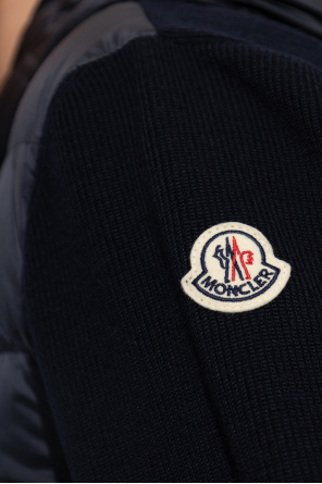 Moncler Cardigan with down insert