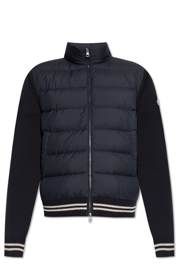 Cardigan with a down insert od Moncler