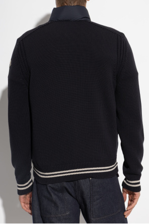 Moncler Cardigan with a down insert