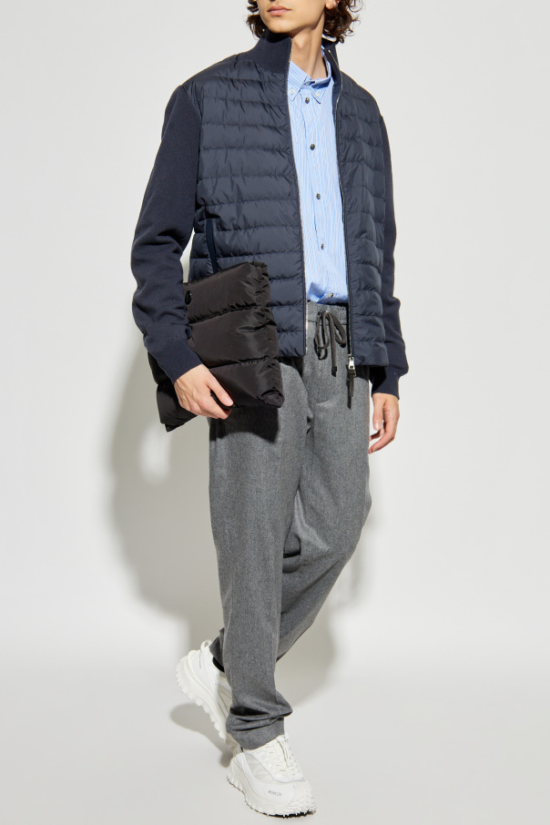 Moncler Cardigan with down insert