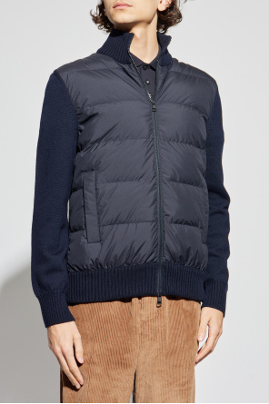 Moncler Cardigan with down insert