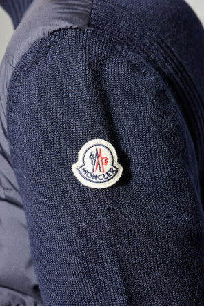 Moncler Cardigan with down insert