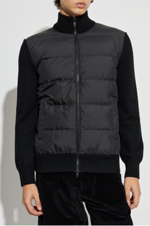 Moncler Cardigan with down front