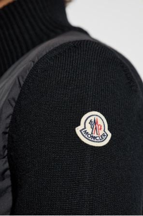 Moncler Cardigan with down front