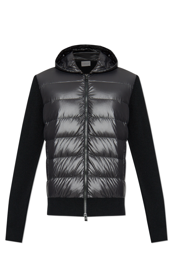 Cardigan with down front od Moncler