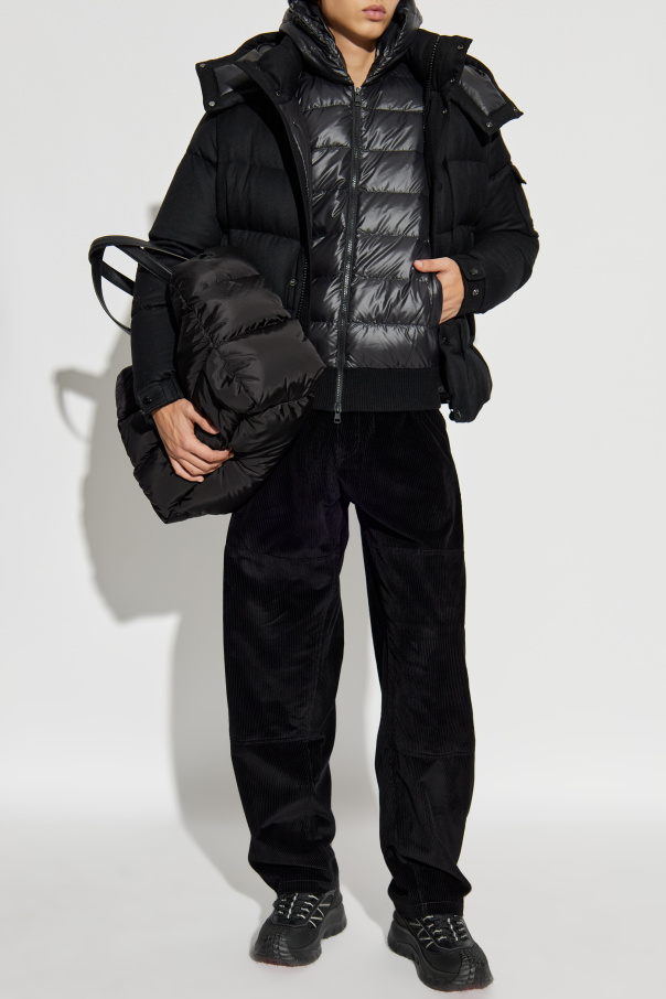 Moncler Cardigan with down front