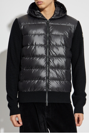 Moncler Cardigan with down front
